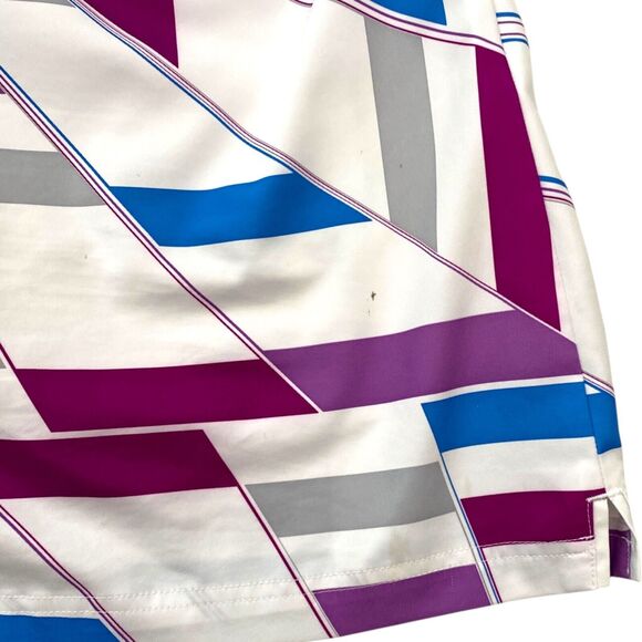 Adidas Skort Womens 12 White Tennis ClimaCool Pockets Gym Workout Athleisure - Picture 6 of 11